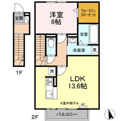 日永駅 徒歩5分 2階の物件間取画像